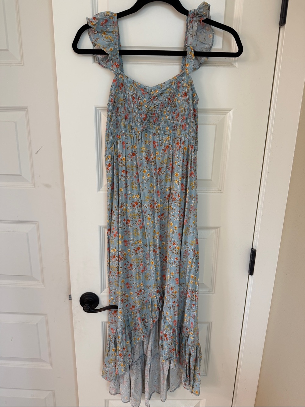 Liberty Love Blue Floral high low summer dress